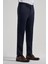Koyu Lacivert Esnek Yandan Cepli Slim Fit Classic Pantolon 1003250160 3