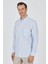 Uzun Kol Çizgili Desen Düğmeli Yaka Cepli Classic Comfort Fit Gömlek 1004250189 3