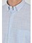 Uzun Kol Çizgili Desen Düğmeli Yaka Cepli Classic Comfort Fit Gömlek 1004250189 4
