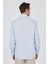 Uzun Kol Çizgili Desen Düğmeli Yaka Cepli Classic Comfort Fit Gömlek 1004250189 5