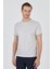 Kısa Kol Çizgili Desen Suprem Bisiklet Yaka Cepsiz Slim Fit Tişört 1011250106 1