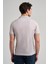 Koyu Bej Kısa Kol Baskılı Pike Polo Yaka Cepsiz Esnek Casual Slim Fit Tişört 1011250150 5