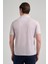 Açık Bej Kısa Kol Baskılı Pike Polo Yaka Cepsiz Esnek Casual Slim Fit Tişört 1011250151 5
