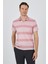 Kısa Kol Desenli Pike Polo Yaka Cepsiz Slim Fit Tişört 1011250128 1