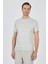 Kısa Kol Baskılı Interlok Bisiklet Yaka Cepsiz Pamuklu Slim Fit Tişört 1011250124 1