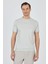 Kısa Kol Baskılı Interlok Bisiklet Yaka Cepsiz Pamuklu Slim Fit Tişört 1011250124 3