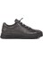 3K1820 Siyah Hakiki Deri Erkek Sneaker 3