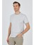 Kısa Kol Çizgili Desen Suprem Bisiklet Yaka Cepsiz Slim Fit Tişört 1011250106 3