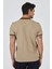 Bej Kısa Kol Düz Pike Polo Yaka Cepsiz Pamuk Casual Slim Fit Tişört 1011250103_591 5