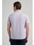 Gri Kısa Kol Baskılı Pike Polo Yaka Cepsiz Esnek Casual Slim Fit Tişört 1011250151 5