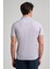 Gri Kısa Kol Baskılı Pike Polo Yaka Cepsiz Esnek Casual Slim Fit Tişört 1011250150 5
