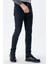 Siyah Gabardin Likralı 5 Cep Slim Fit Dar Kesim Casual Denim Pantolon 1023235161 2