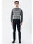 Siyah Gabardin Likralı 5 Cep Slim Fit Dar Kesim Casual Denim Pantolon 1023235161 3