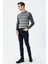 Siyah Gabardin Likralı 5 Cep Slim Fit Dar Kesim Casual Denim Pantolon 1023235161 4
