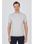 Kısa Kol Baskılı Interlok Bisiklet Yaka Cepsiz Pamuklu Slim Fit Tişört 1011250124 1