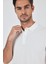 Açık Krem Polo Yaka Kısa Kol Cepsiz Slim Fit Classic Pamuklu Tişört 1011250177 4