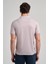 Koyu Bej Kısa Kol Baskılı Pike Polo Yaka Cepsiz Esnek Casual Slim Fit Tişört 1011250151 5