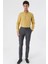 Çizgili Armürlü % 100 Pamuk Yan Cep Slim Fit Dar Kesim Casual Pantolon 1003230159 2