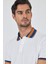 Beyaz Kısa Kol Düz Pike Polo Yaka Cepsiz Pamuk Casual Slim Fit Tişört 1011250103_600 4