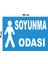Metal Soyunma Odası 15CM x 20CM Uyarı Levhası Yönlendirme Tabelası 1