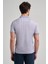 Gri Kısa Kol Baskılı Pike Polo Yaka Cepsiz Esnek Casual Slim Fit Tişört 1011250150 5