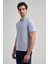 Mavi Kısa Kol Baskılı Pike Polo Yaka Cepsiz Esnek Casual Slim Fit Tişört 1011250150 3