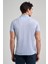 Mavi Kısa Kol Baskılı Pike Polo Yaka Cepsiz Esnek Casual Slim Fit Tişört 1011250150 5