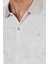 Açık Bej Kısa Kol Baskılı Pike Polo Yaka Cepsiz Esnek Casual Slim Fit Tişört 1011250152 4