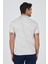 Açık Bej Kısa Kol Baskılı Pike Polo Yaka Cepsiz Esnek Casual Slim Fit Tişört 1011250152 5