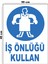 Metal Iş Önlüğü Kullan 30CM x 40CM A3 Büyüklüğünde Uyarı Levhası Yönlendirme Tabelası 1