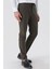 Koyu Vizon Pamuklu Yandan Cepli Casual Slim Fit Jogger Pantolon 1003230159 1