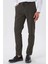 Koyu Vizon Pamuklu Yandan Cepli Casual Slim Fit Jogger Pantolon 1003230159 3
