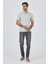 Gri Kısa Kol Düz Suprem Polo Yaka Cepsiz Pamuklu Casual Slim Fit Tişört 1011250160_601 3