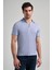 Mavi Kısa Kol Baskılı Pike Polo Yaka Cepsiz Esnek Casual Slim Fit Tişört 1011250150 3