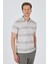 Kısa Kol Desenli Pike Polo Yaka Cepsiz Slim Fit Tişört 1011250128 1