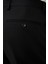 Siyah Düz Bez Ayağı Esnek Yan Cep Slim Fit Classic Pantolon 1003245207_001 5
