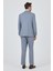 Mavi Mono Yaka Astarlı Çift Yırtmaç Esnek 4 Drop Comfort Fit Classic Takım Elbise 1001250160 5