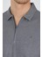Koyu Antrasit Polo Yaka Kısa Kol Cepsiz Slim Fit Classic Tişört 1011250176 4