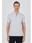 Gri Polo Yaka Kısa Kol Cepsiz Slim Fit Classic Tişört 1011250176 2