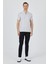 Gri Polo Yaka Kısa Kol Cepsiz Slim Fit Classic Tişört 1011250176 3