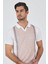 Kısa Kol Baskılı Suprem Italyan Yaka Cepsiz Slim Fit Tişört 1011250123 3