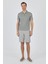 Koyu Yeşil Kısa Kol Düz Suprem Polo Yaka Cepsiz Pamuklu Casual Slim Fit Tişört 1011250164_700 2