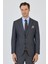 Koyu Antrasit Mono Yaka Esnek 6 Drop Comfort Fit Classic Takım Elbise 1001250152 1