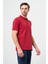Bordo Kısa Kol Düz Pike Polo Yaka Casual Slim Fit Tişört 1011240194 1