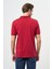 Bordo Kısa Kol Düz Pike Polo Yaka Casual Slim Fit Tişört 1011240194 4