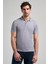 Füme Kısa Kol Baskılı Pike Polo Yaka Cepsiz Esnek Casual Slim Fit Tişört 1011250151 1