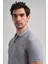 Füme Kısa Kol Baskılı Pike Polo Yaka Cepsiz Esnek Casual Slim Fit Tişört 1011250151 4