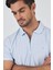 Koyu Mavi Polo Yaka Kısa Kol Cepsiz Slim Fit Classic Tişört 1011250176 4