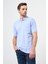 Koyu Mavi Kısa Kol Düz Pike Polo Yaka Casual Comfort Fit Tişört 1011240195 3