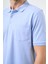 Koyu Mavi Kısa Kol Düz Pike Polo Yaka Casual Comfort Fit Tişört 1011240195 4